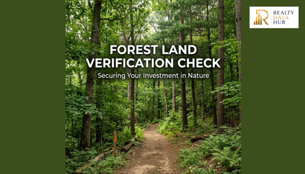 Forest Land Verification Property Verification Checklist for Forest Land Properties in Hyderabad, Telangana