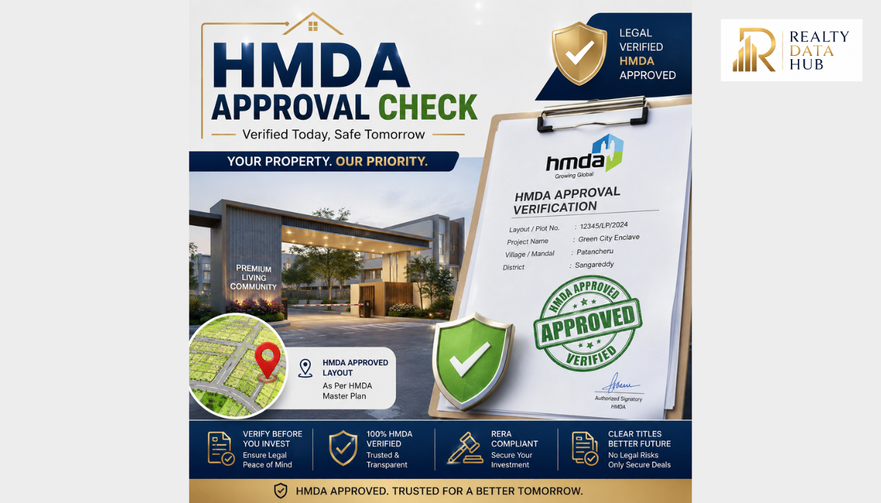HMDA Approval Check Property Verification Checklist for HMDA Approval Check of Properties in Hyderabad, Telangana
