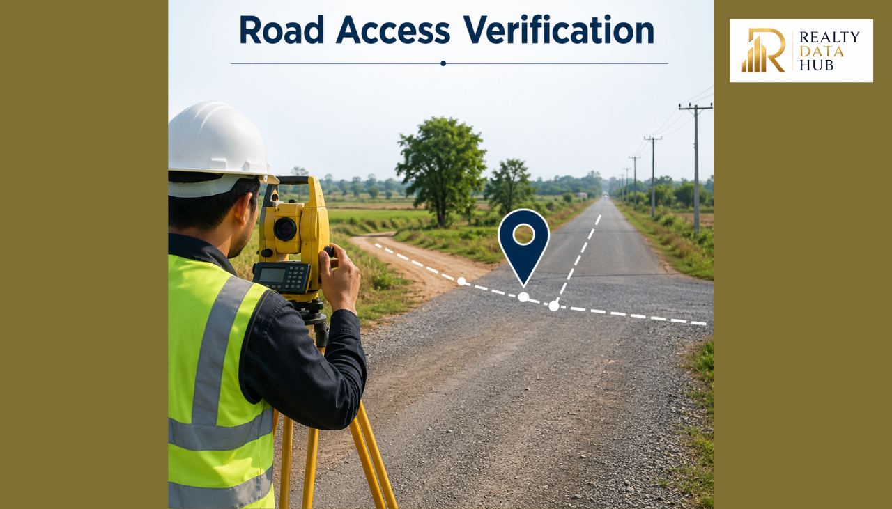 Road Access Verification Property Verification Checklist for Road Access Verification of Properties in Hyderabad, Telangana