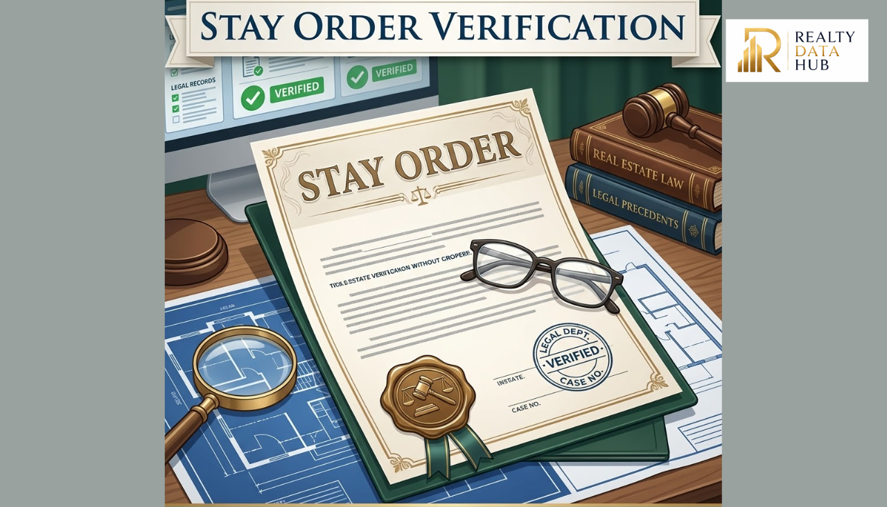 Stay Order Verification Property Verification Checklist for Stay Order Verification of Properties in Hyderabad, Telangana